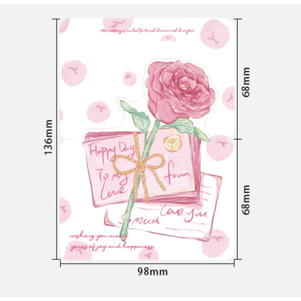 2D Stand-alone card - Flower collection