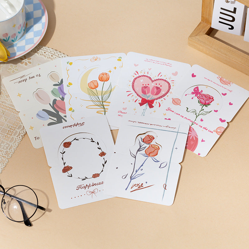 2D Stand-alone card - Flower collection