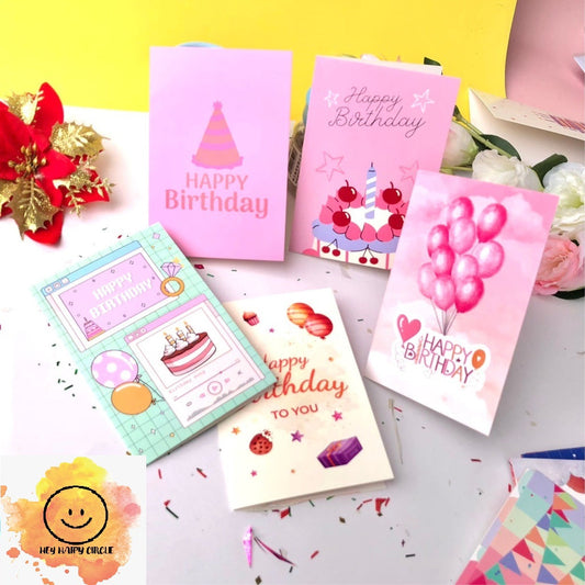 Double-side Happy Birthday card