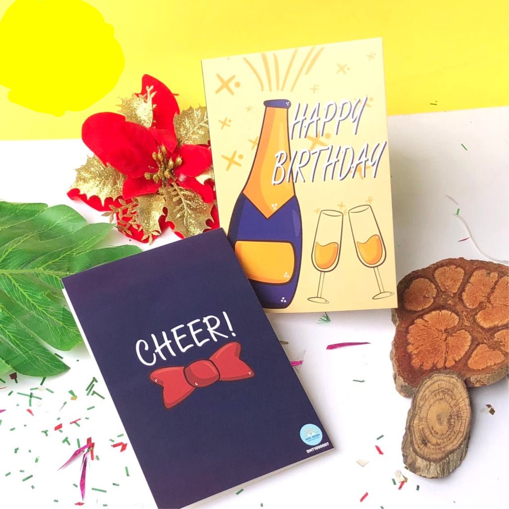 Double-side Happy Birthday card