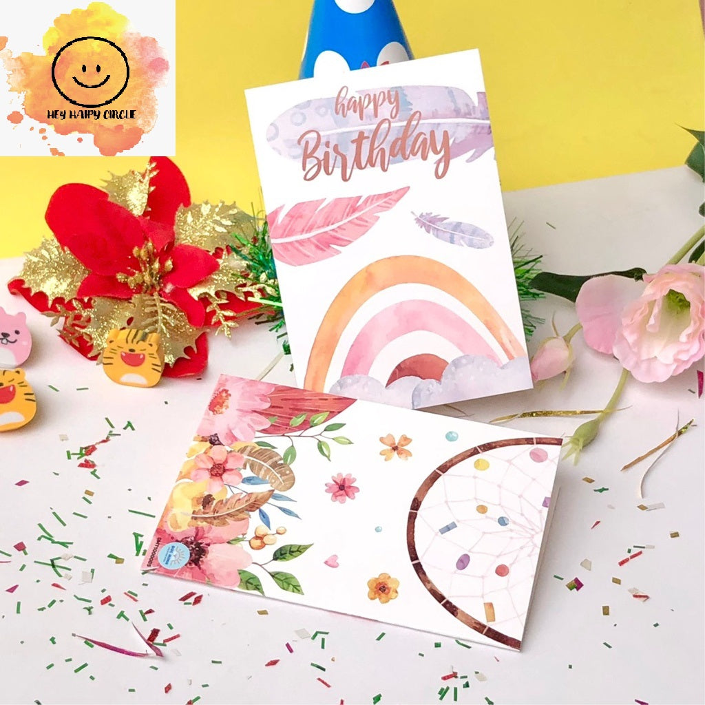 Double-side Happy Birthday card