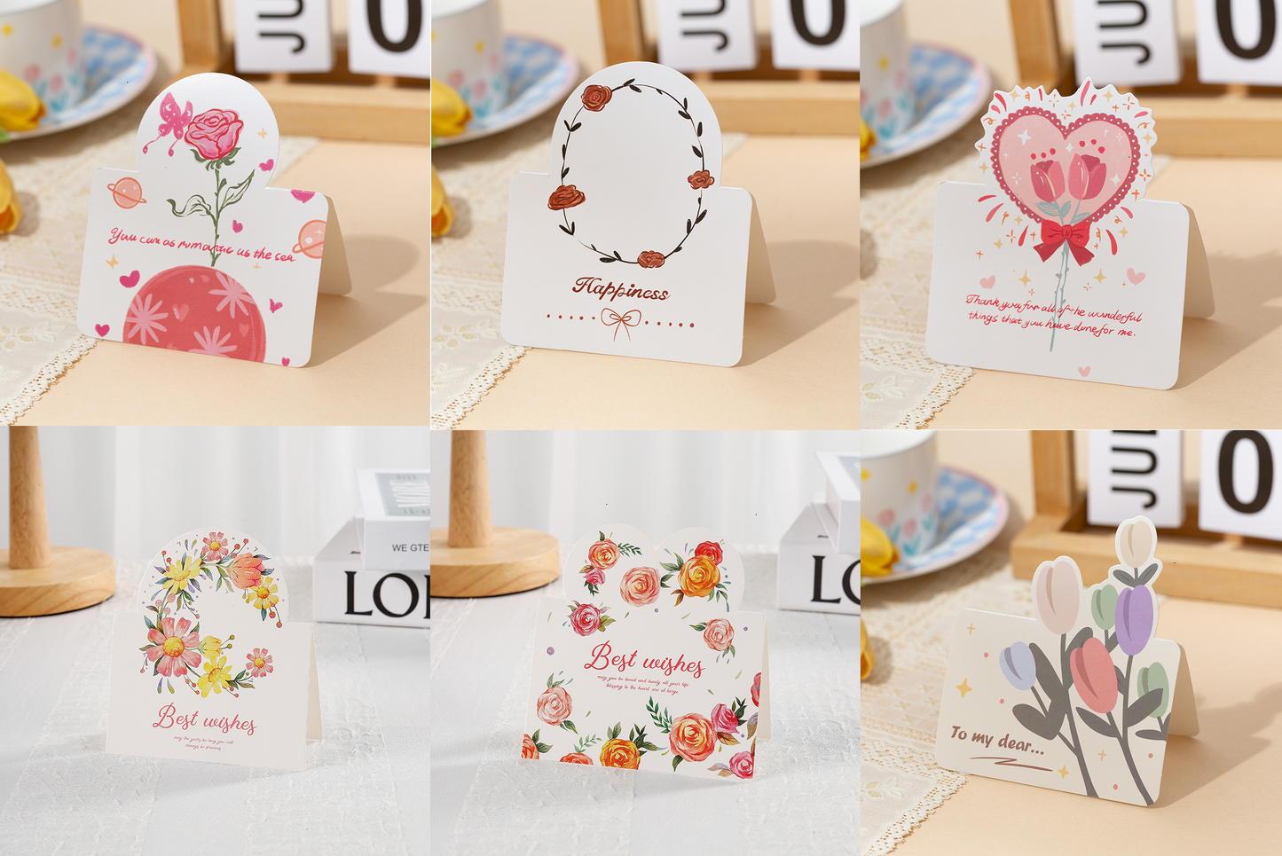 2D Stand-alone card - Flower collection